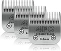 3 Pack 4FC Detachable Pet Dog Grooming Ceramic Blades - 3/8in Cut