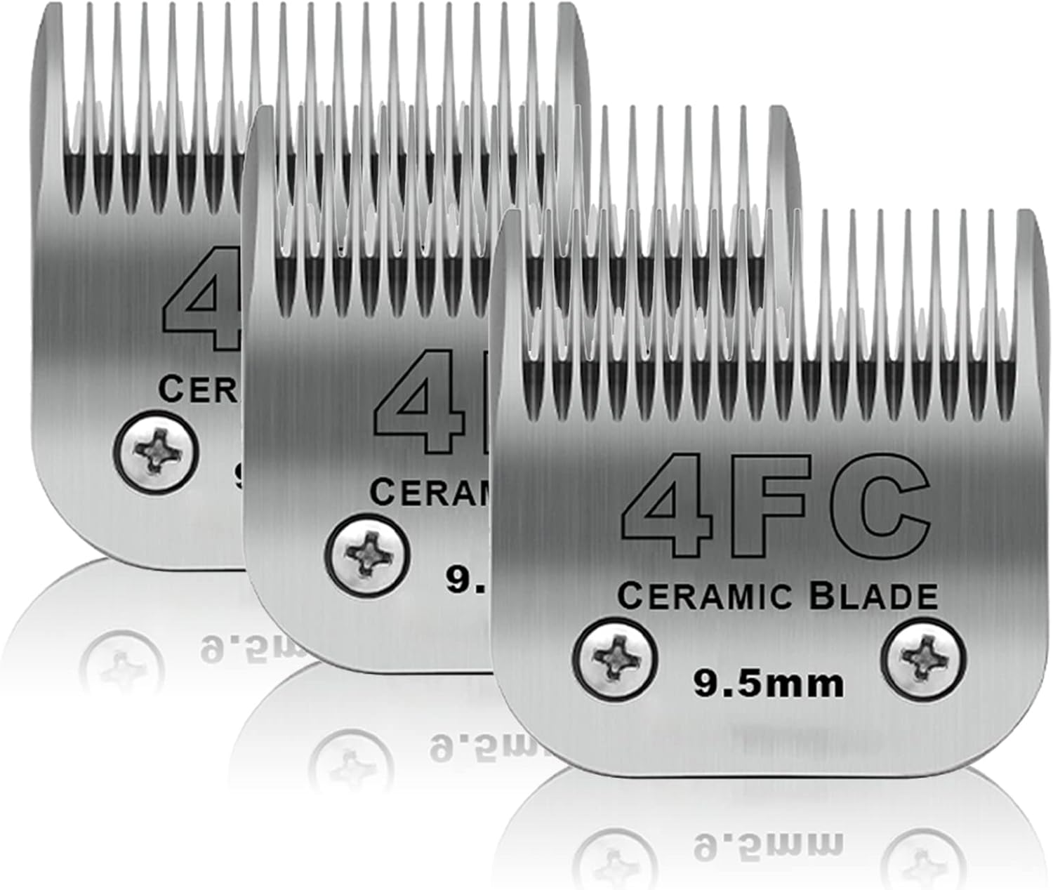 3 Pack 4FC Detachable Pet Dog Grooming Blades for Clippers