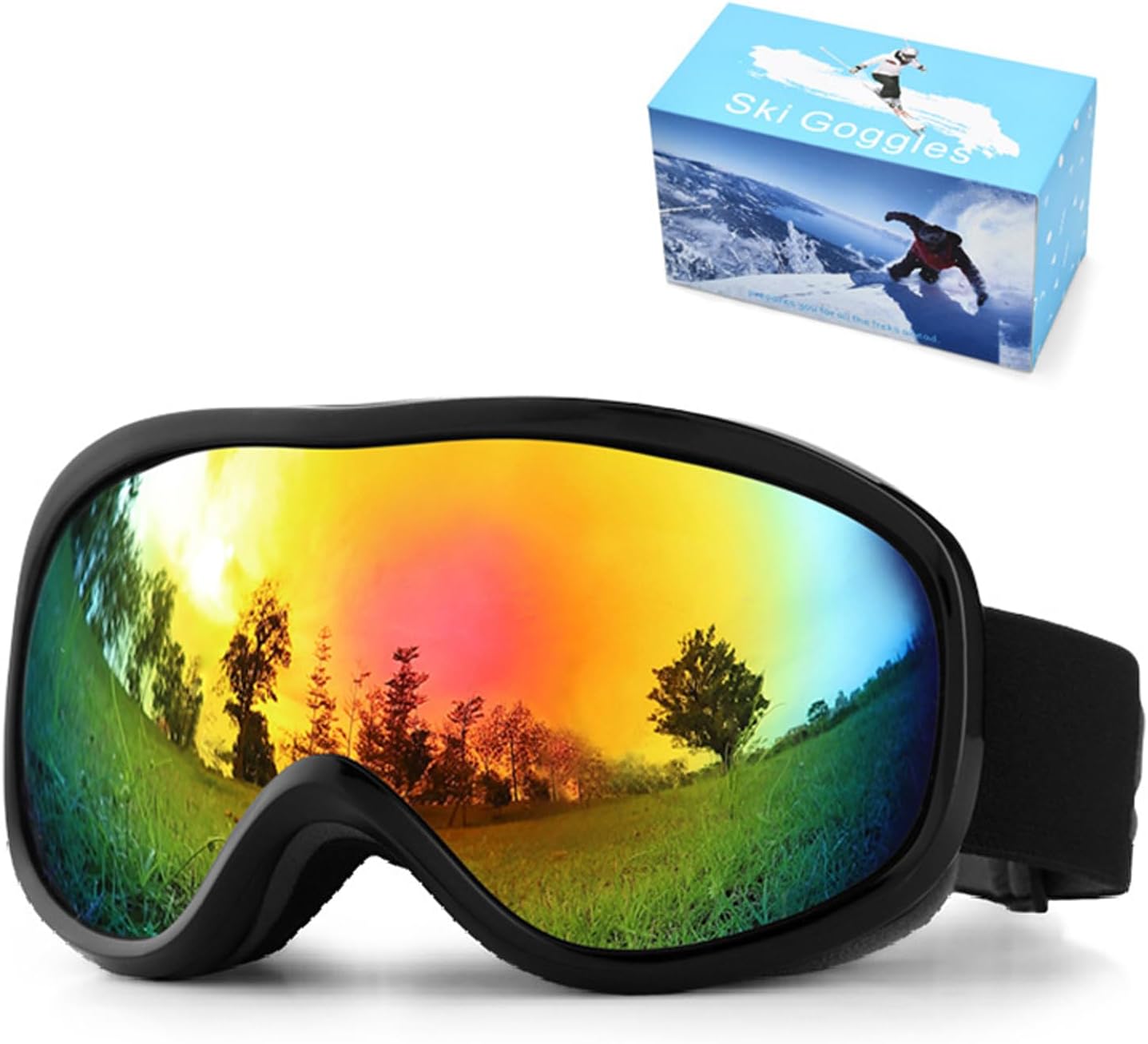Anti-Fog Wide View Snow Goggles - ZAPYHNG