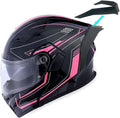 1Storm Motorcycle Modular Full Face Helmet Flip up Dual Visor - M