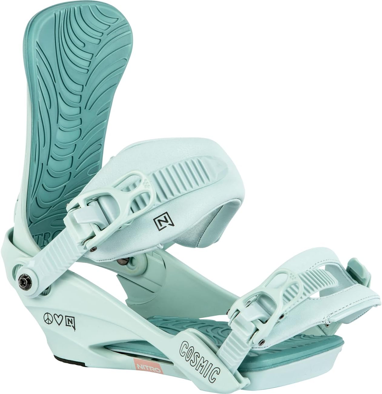 Snowboard in Style: Nitro Cosmic Bindings (S/M)