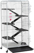 52-inch Rat Cage Multi Level Rolling Pet Cage for Ferret
