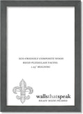 wallsthatspeak 20x27 Slate Gray Picture Frame for Puzzles Posters