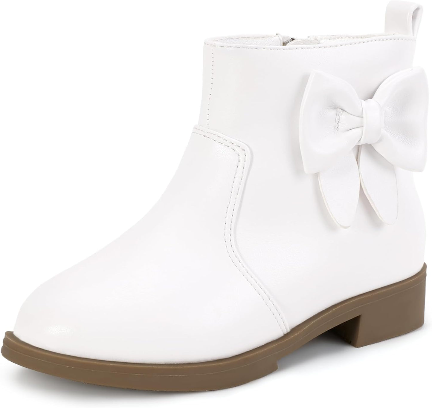 PANDANINJIA Toddler Girl's Sofia Sweet Short Ankle Boots