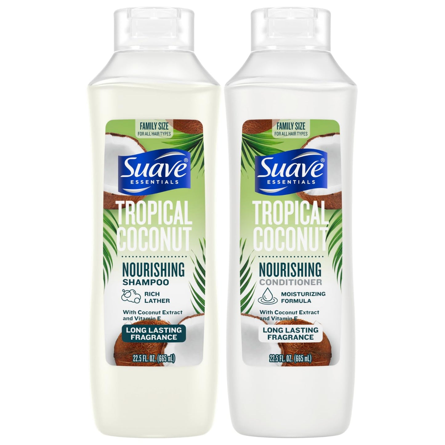 Coconut Infused Hair Care Set, Nourishing Formula, 22.5 Oz x 2