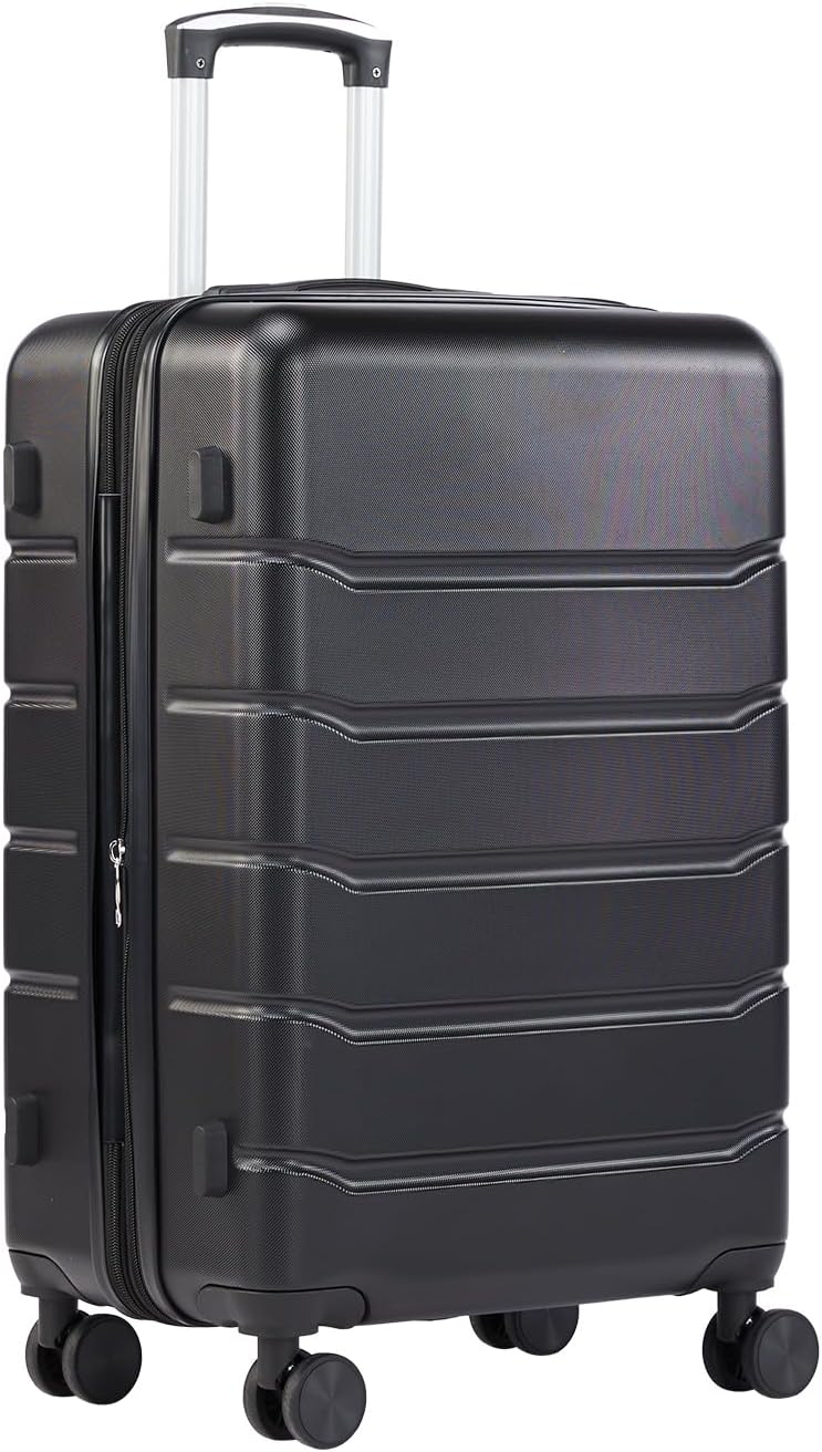 Sweetcrispy 21 Inch Carry on Luggage with Dual Spinner Wheels
