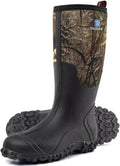 Trudave Rubber Boots for Men with Steel Shank - Waterproof Insulated