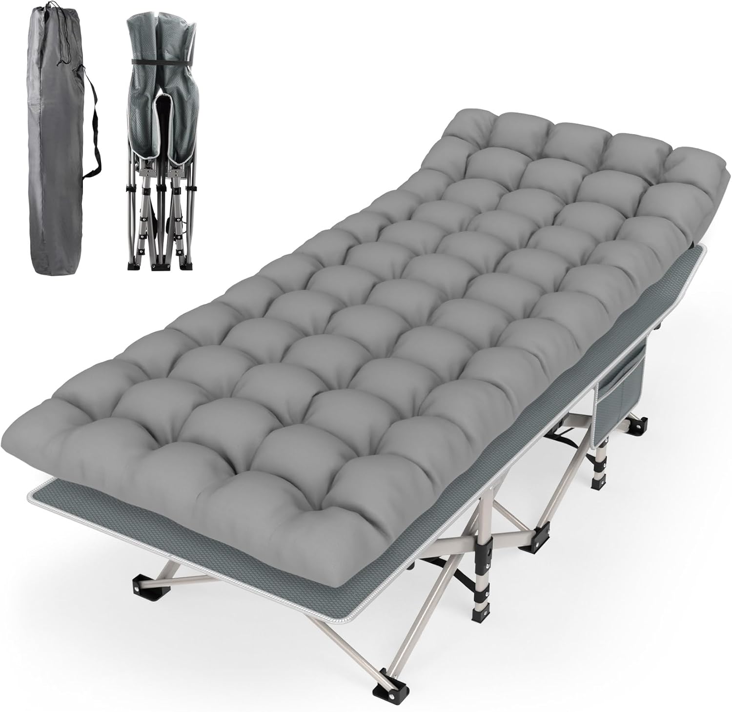 Suteck Camping Cot: Portable Comfort for 500LBS!