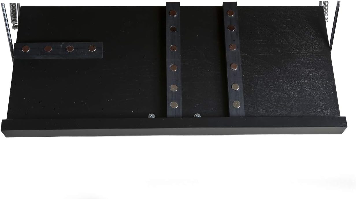Drop Block Under Cabinet Knife Storage Rack - Small, Black Design