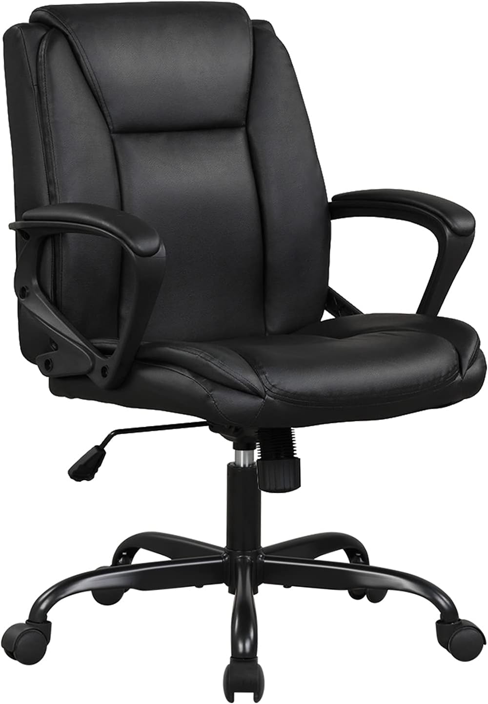 Ergonomic Executive Desk Chair for Men - Lumbar Support & Swivel