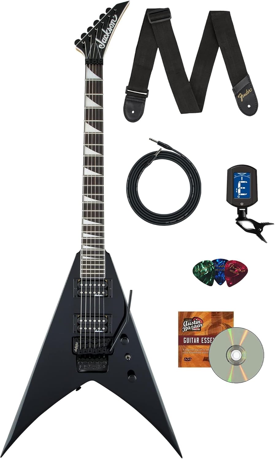 Jackson King V JS32 Electric Guitar Bundle with Accessories