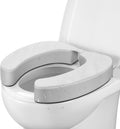 Toilet Seat Risers for Seniors 2 in Memory Foam - Comfortable, Stable