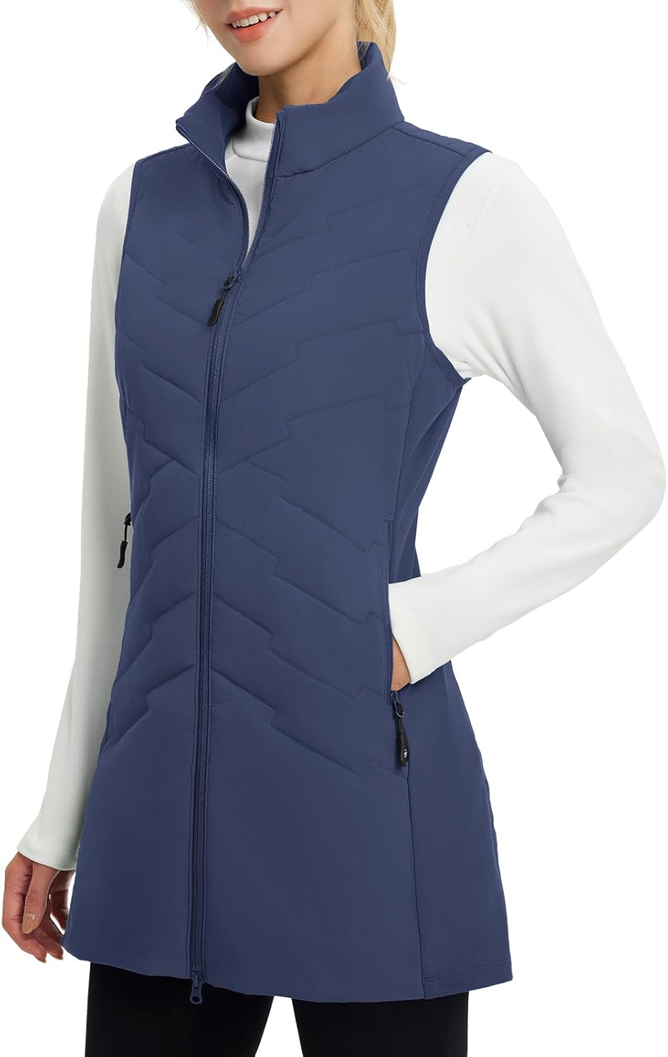 baleaf Running Vest for Women - Lightweight Warm Puffer Coat