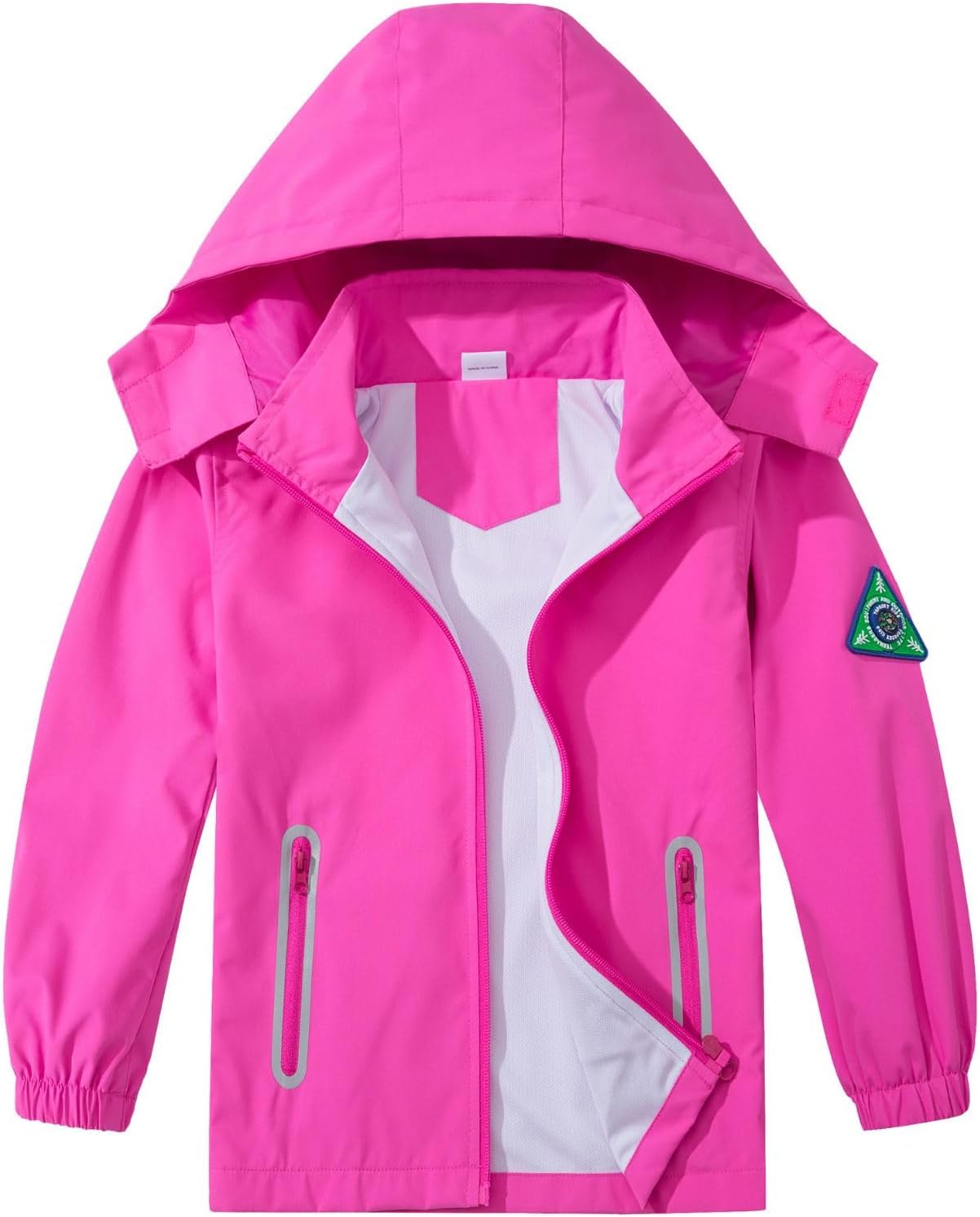 Waterproof Hooded Jacket for Kids - Lightweight Raincoat Fun