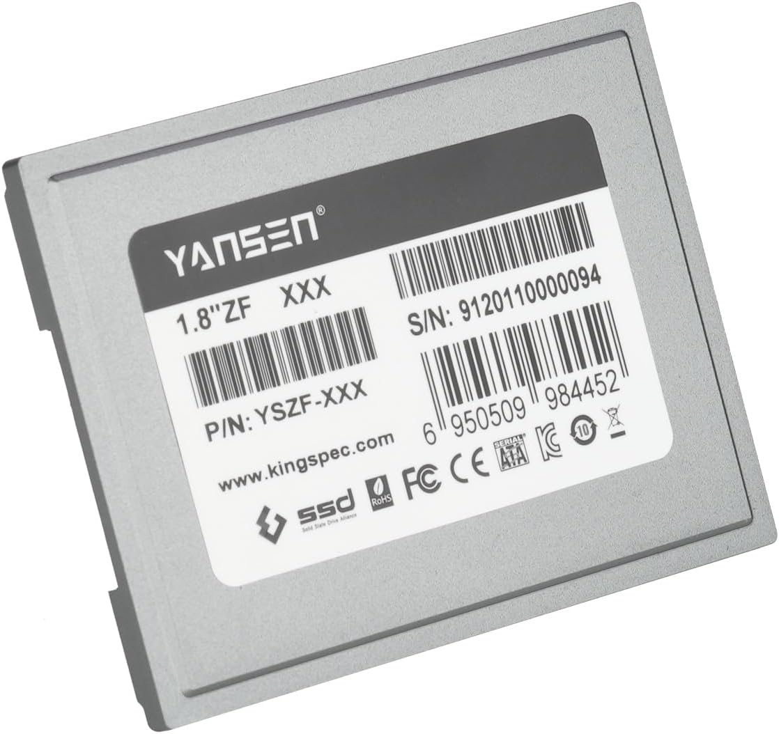 KingSpec Yansen 128GB 1.8in ZIF SSD for Compact PCs and Laptops