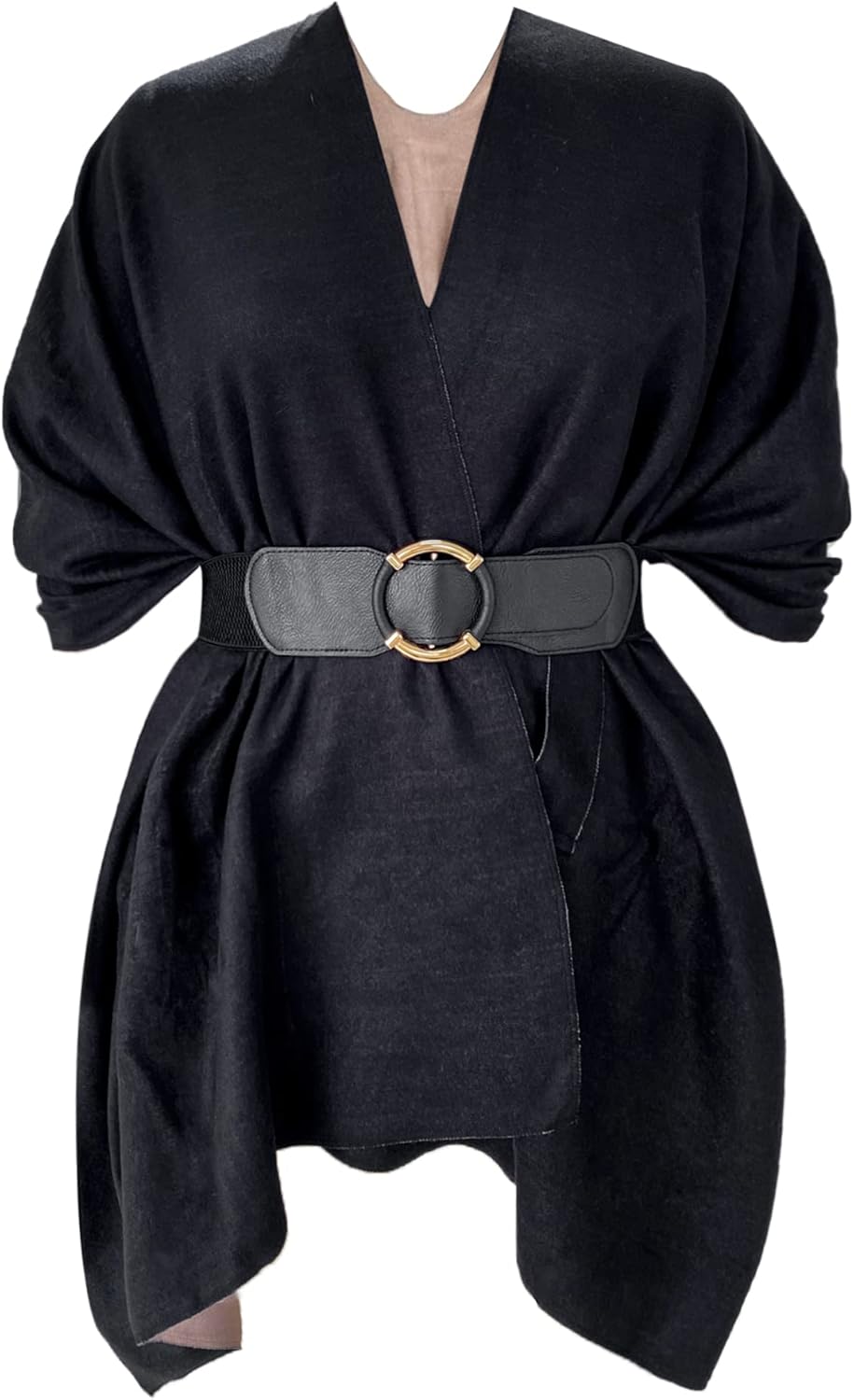 Moss Rose Women's Shawl Wrap Poncho for Fall Winter Style