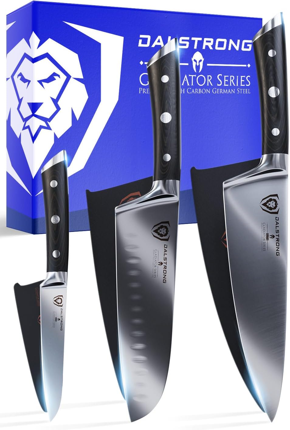 Dalstrong 3pc Knife Set - Gladiator Series Elite for Chefs