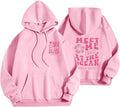 Hoodies Preppy Sweatshirt For Teen Girls Oversized Drawstring Hooded