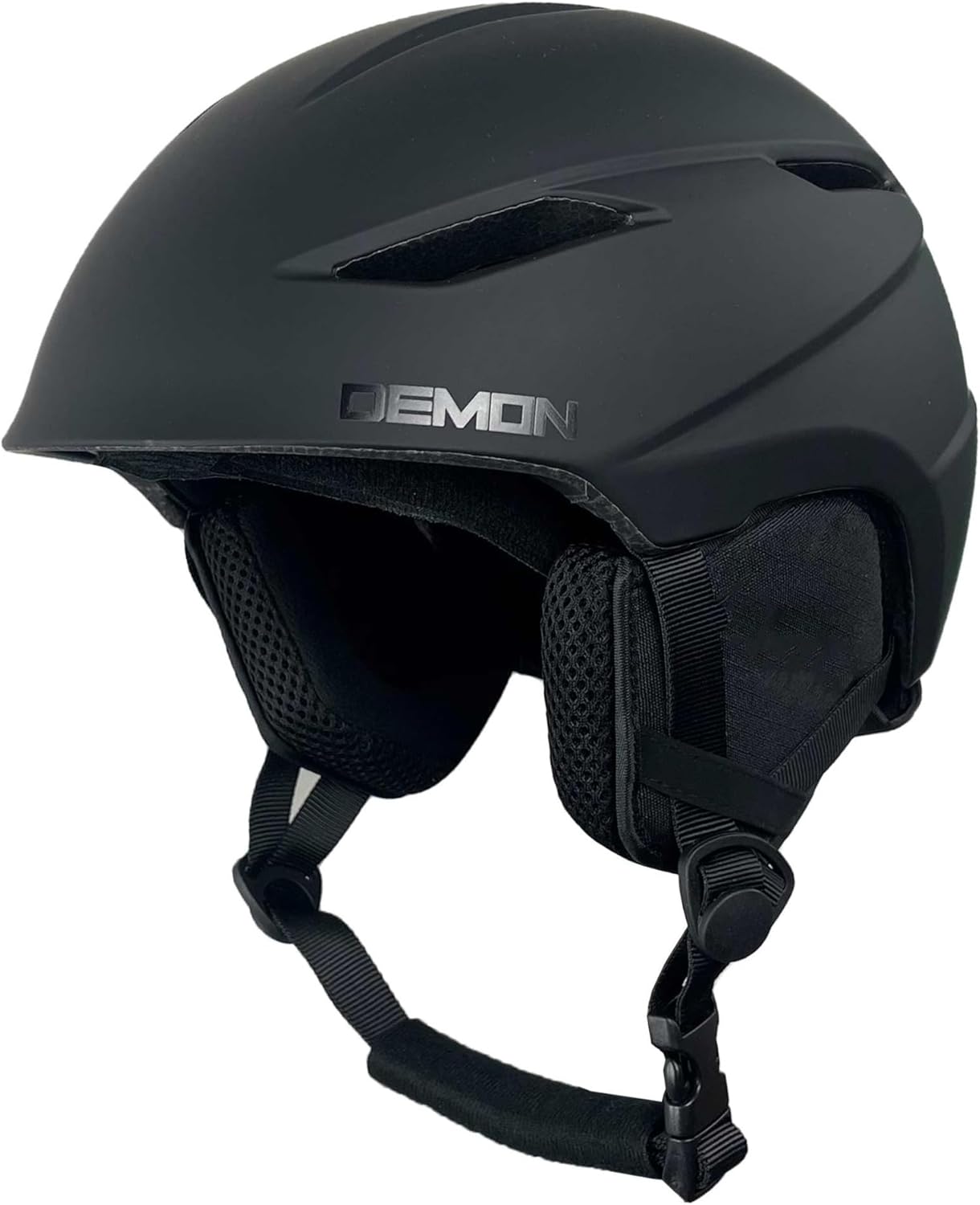 Demon MIPS Snow Helmet - Audio Ready - Matte Black/White