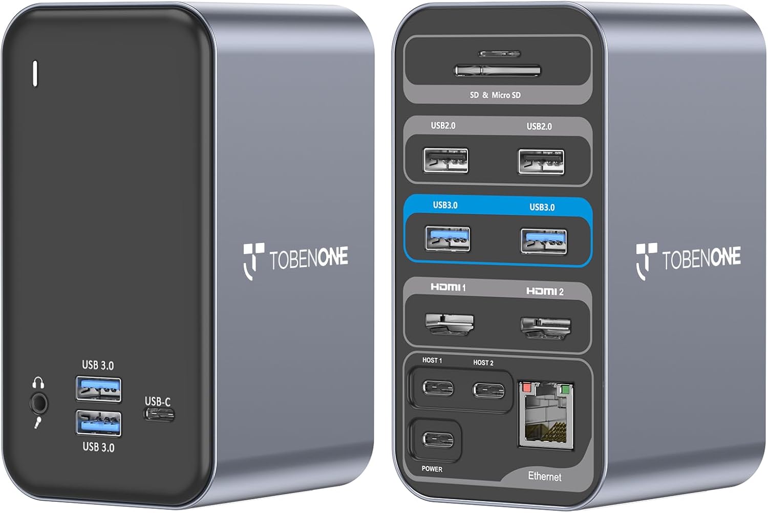 USB C Docking Station for MacBook Pro with Dual 4K HDMI