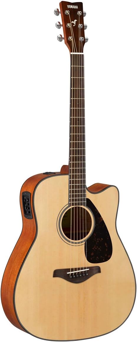 Yamaha FGX800C Acoustic-Electric Guitar ~ Solid Top for Superior Sound