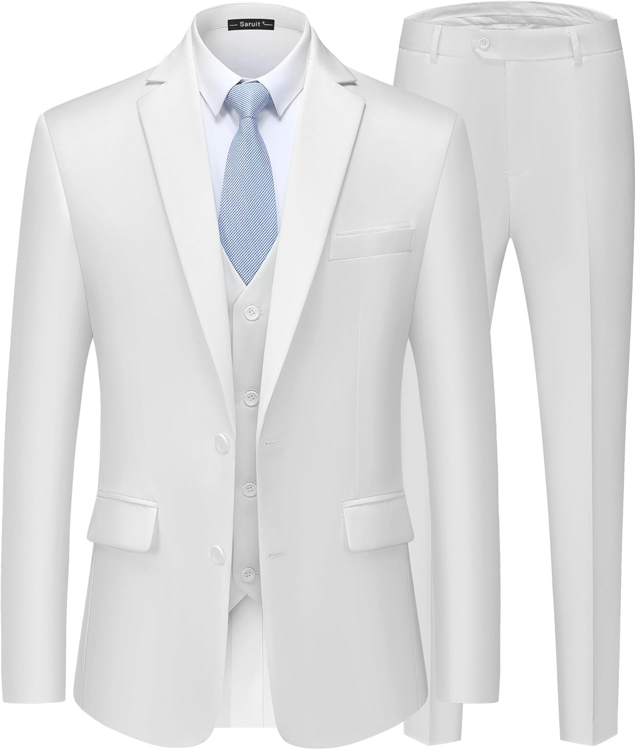 Men's Slim Fit Tuxedo Suit Set for Weddings and Parties