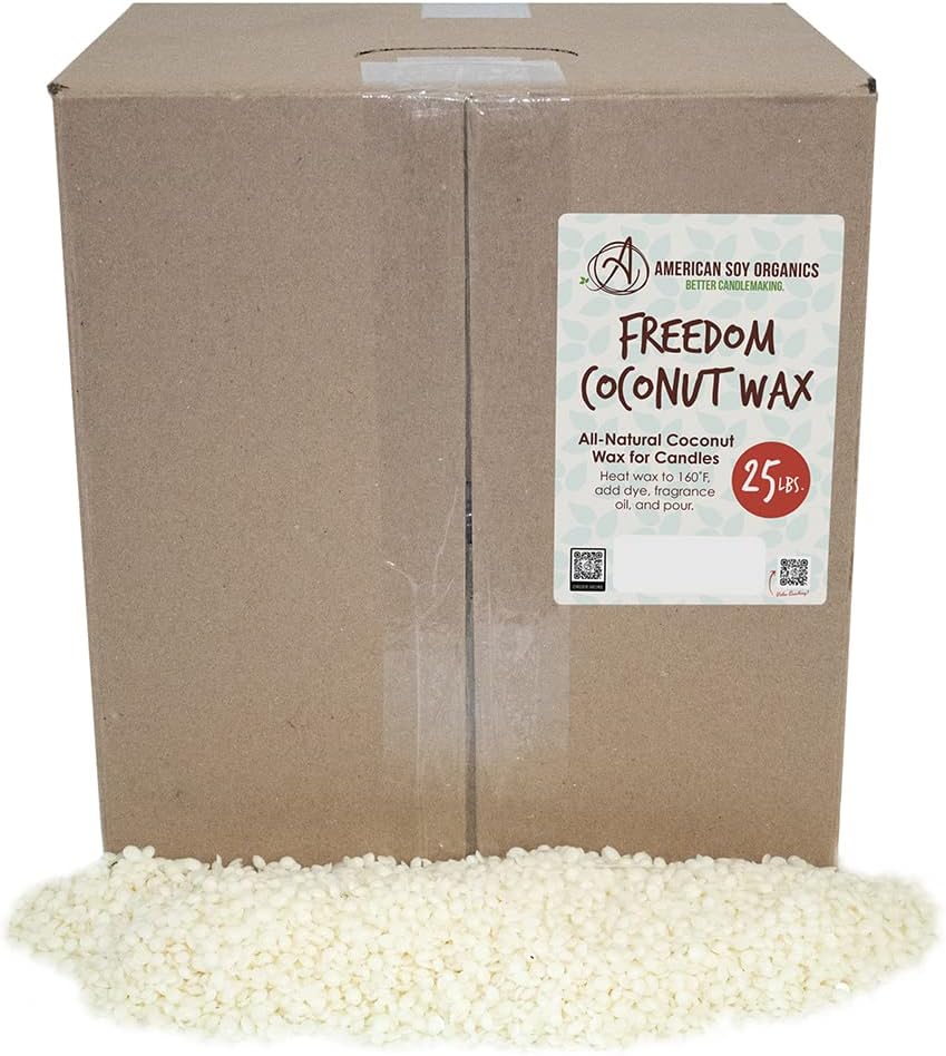 Coconut Soy Wax Beads for Candle Making - Natural Supplies