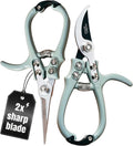 Modern Sprout Hand Pruners & Shears Set - Lightweight Sage Garden