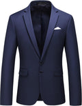 MOGU Men's Slim Fit Sport Coat Blazer - Modern Slim Fit Tailoring