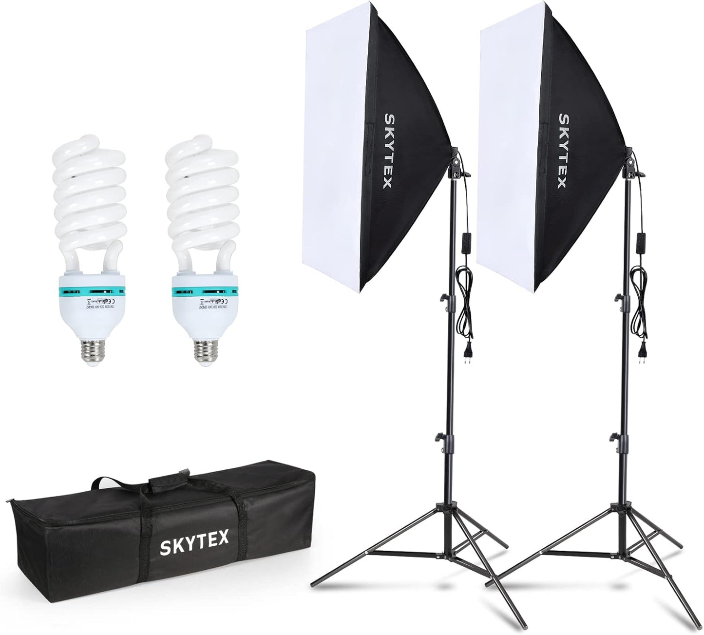 Skytex Softbox Lighting Kit for Perfect Photography and Video