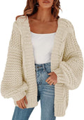 Remikstyt Womens Chunky Cardigan for Cozy Winter Style