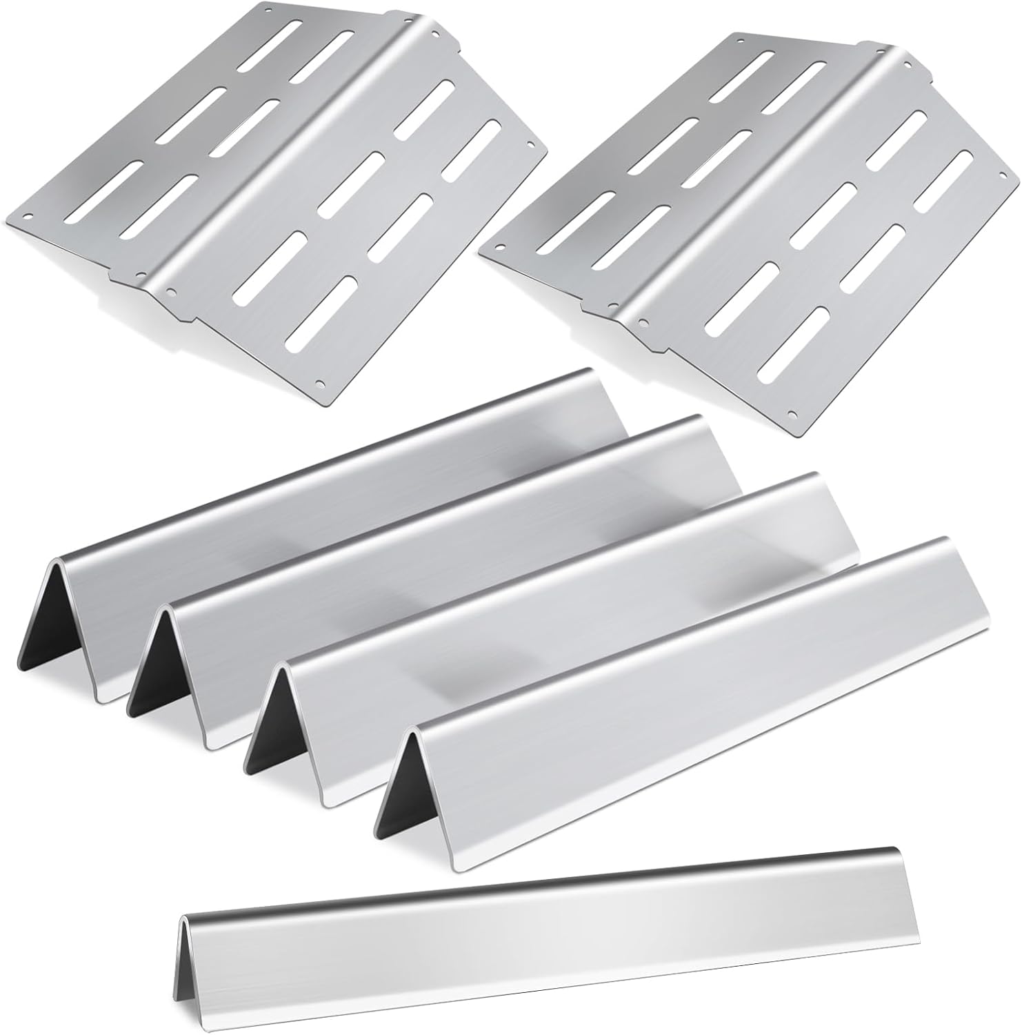 Stainless Steel Flavorizer Bars & Heat Deflector for Weber Grills