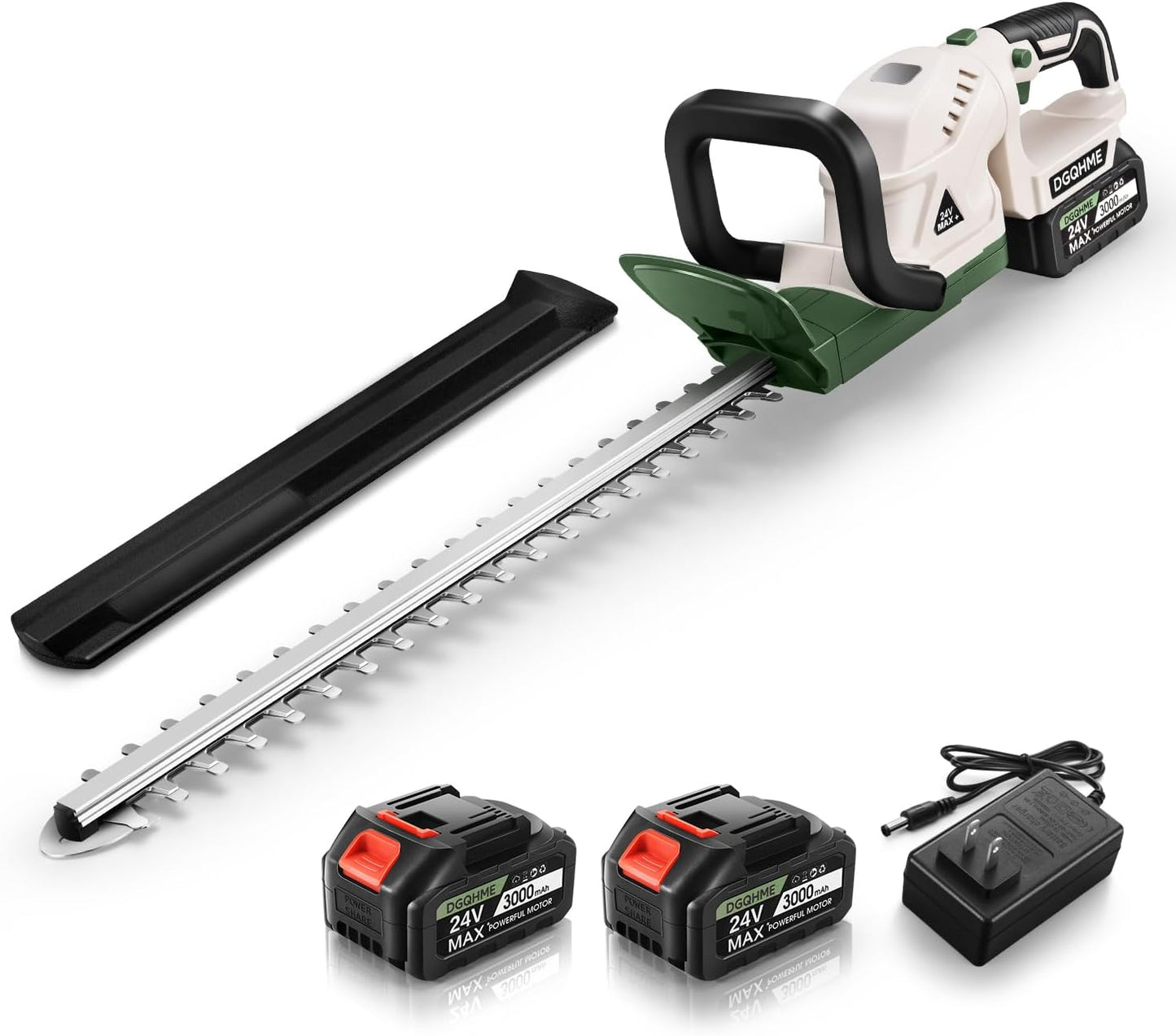 20 Hedge Trimmer Cordless with 2 Pack Batteries for Easy Use