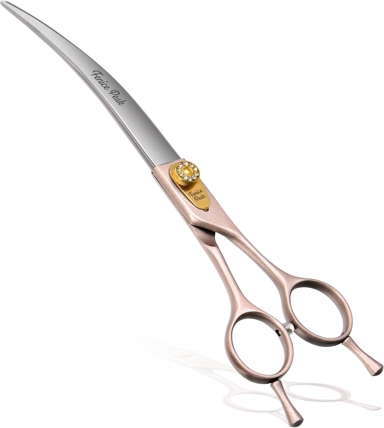 Fenice Peak 7.5in Curved Dog Grooming Scissors for Pets