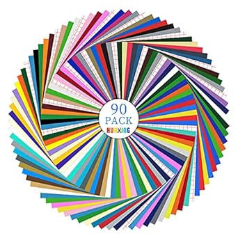 Huaxing Permanent Adhesive Vinyl Bundle for Crafting Projects