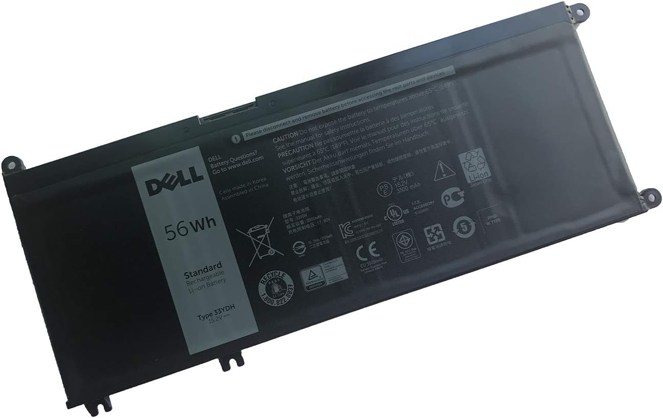DELL 33YDH Notebook Battery 15.2V 56Wh for Latitude & Inspiron