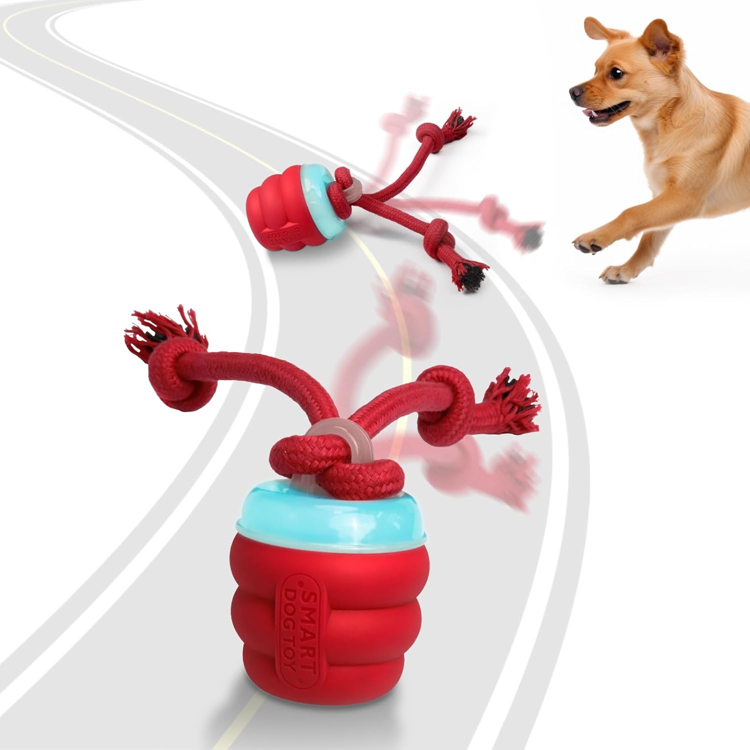 Motion-Activated Squeaky Ball for Happy Pets!