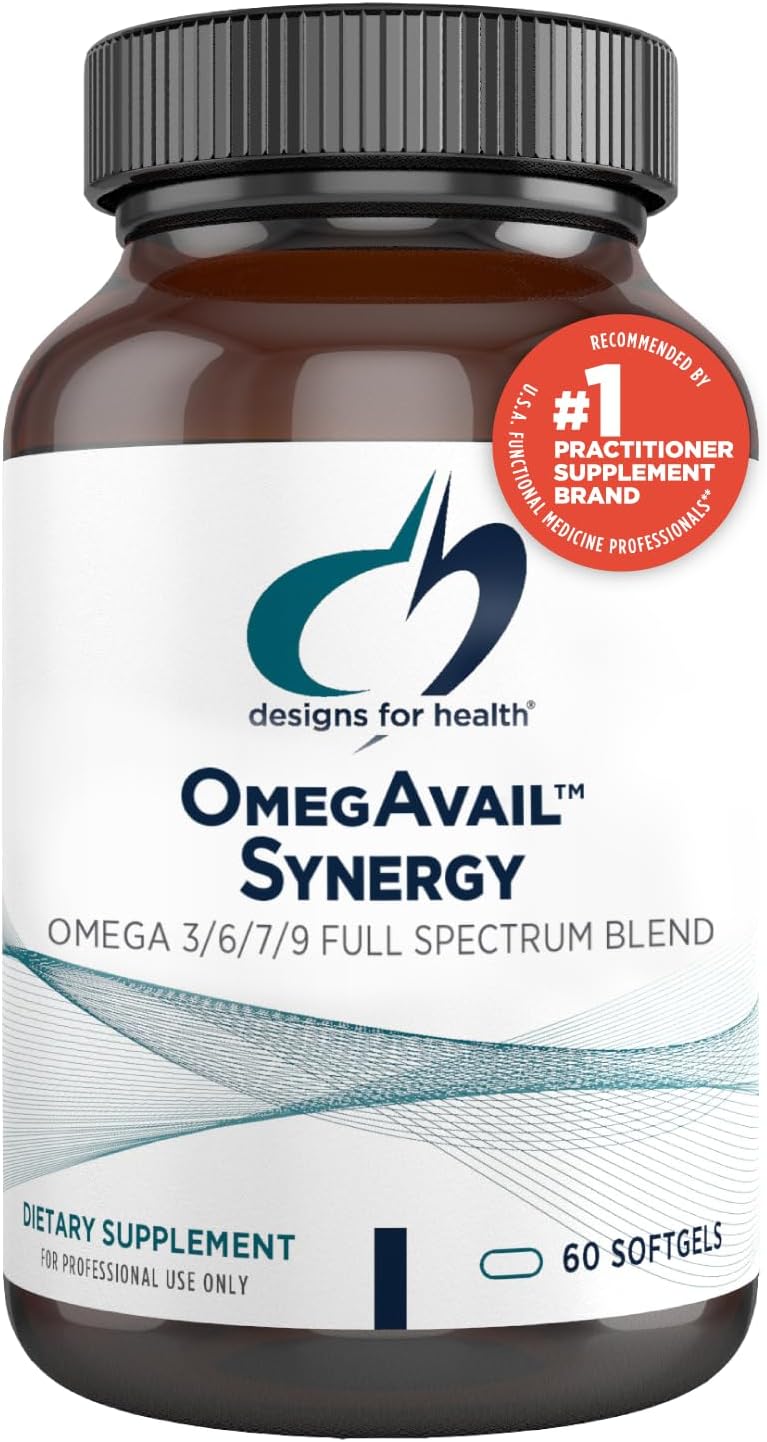 OmegAvail Synergy Omega Complex for Adults - 60 Softgels