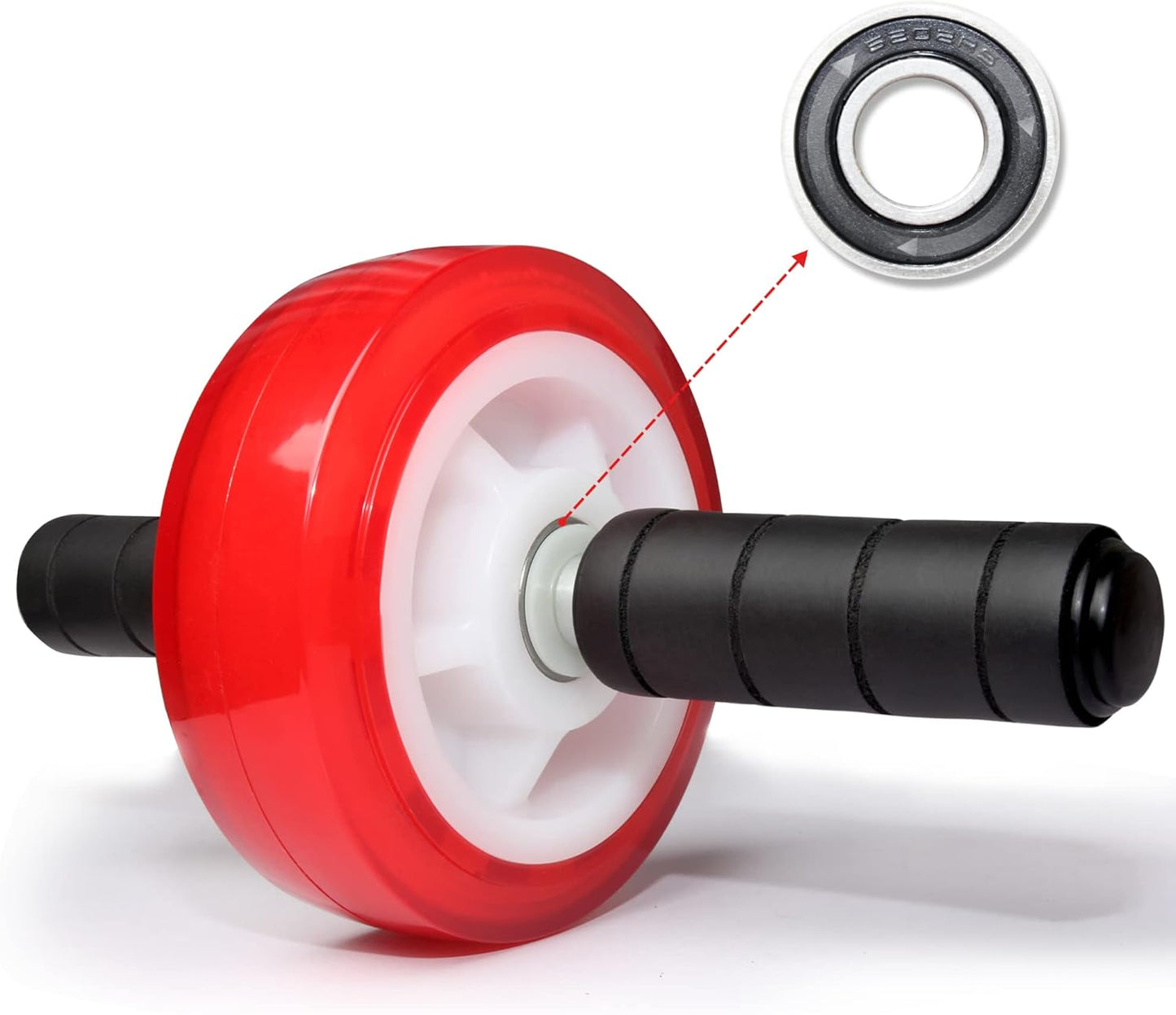 Ab Roller Wheel for Home Gym - 880 lbs Capacity, No Noise