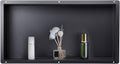 VEVOR Shower Niche 13 x 25 x 4 in Black - Frameless Waterproof Storage