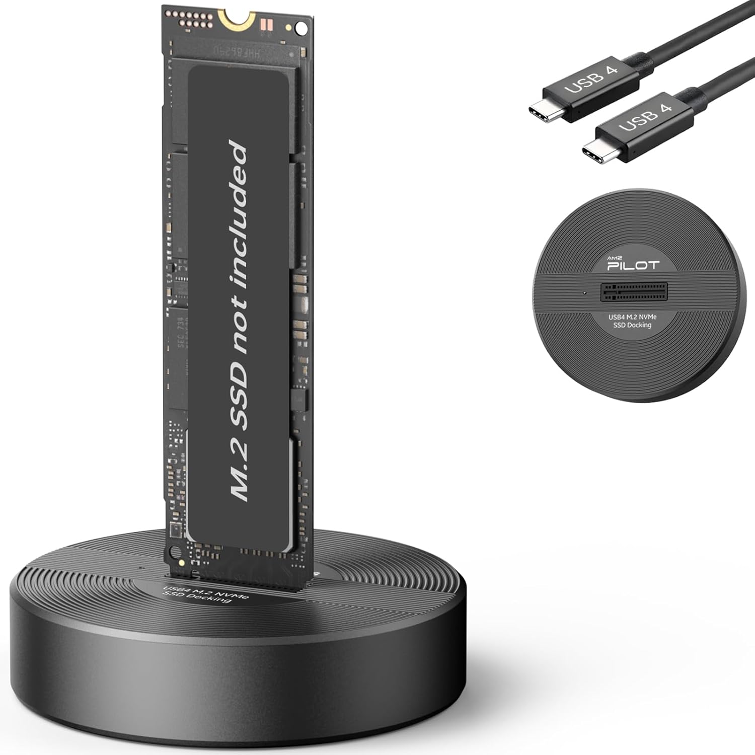40Gbps USB 4 M.2 NVMe SSD Docking Station for Fast Transfers