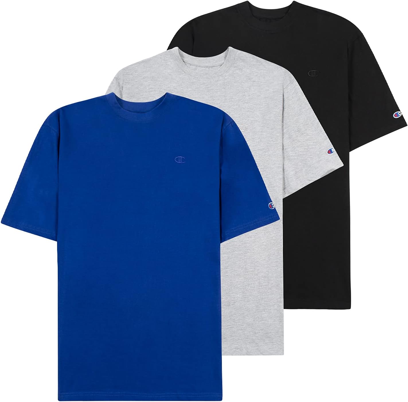 Champion Big and Tall Shirts for Men - 3 Pack of Comfort