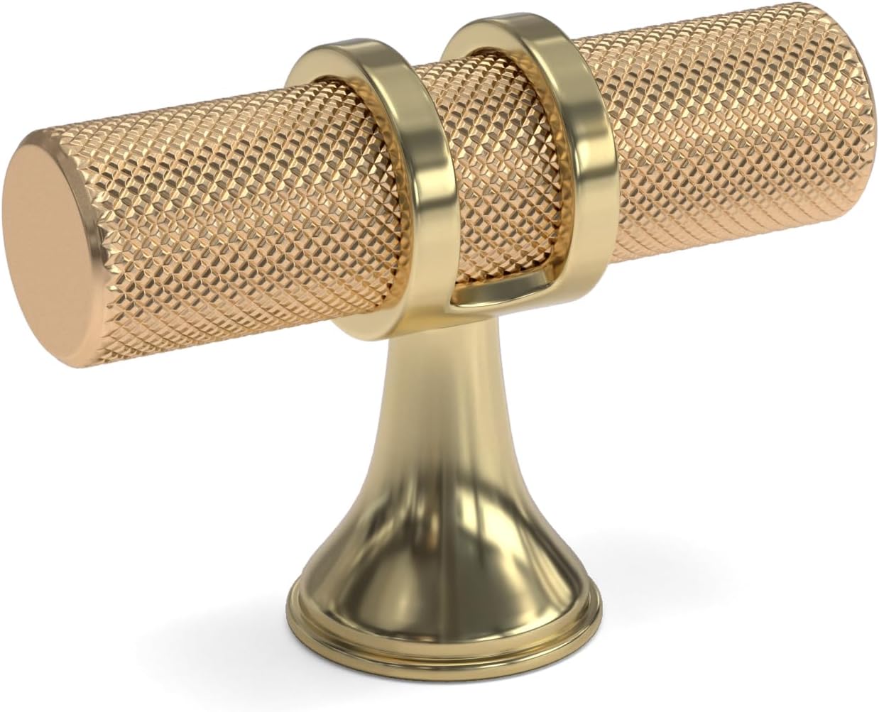 Goldenwarm 30 Pack Knurled Gold Cabinet Knobs for Stylish Decor