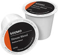 Solimo Medium Dark Roast Coffee Pods House Blend - 100 Count