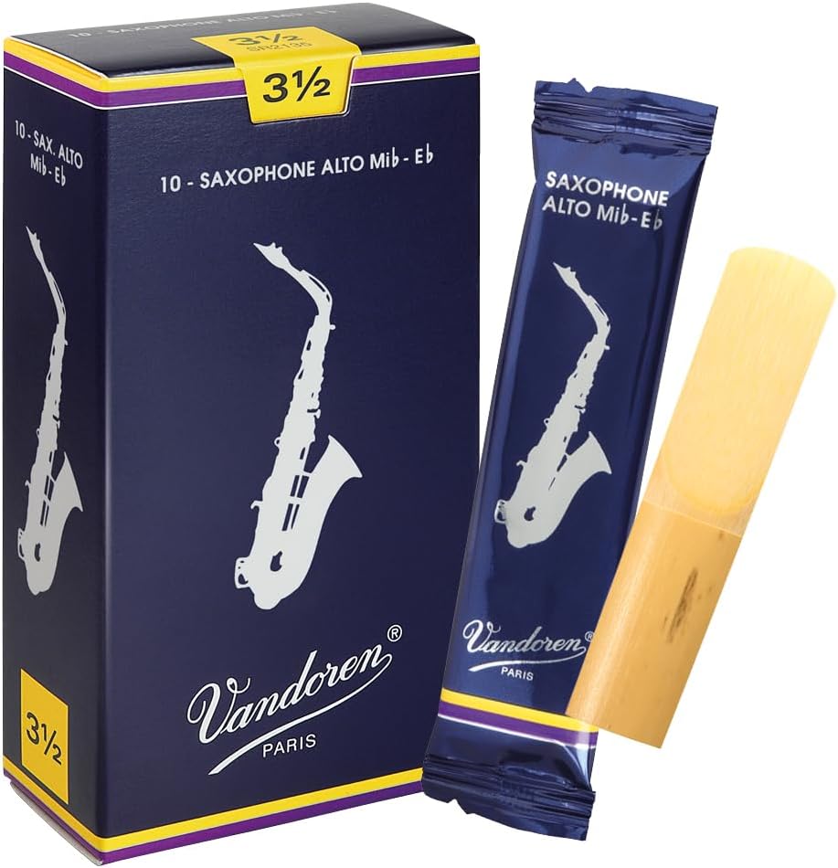 Vandoren SR2135 Alto Sax Traditional Reeds for Superior Sound