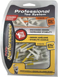 Pride Professional Tee System Plastic Golf Tees - 50 Pack, Durable & Versatile