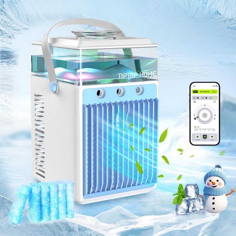 Cordless 4-IN-1 Portable Air Cooler