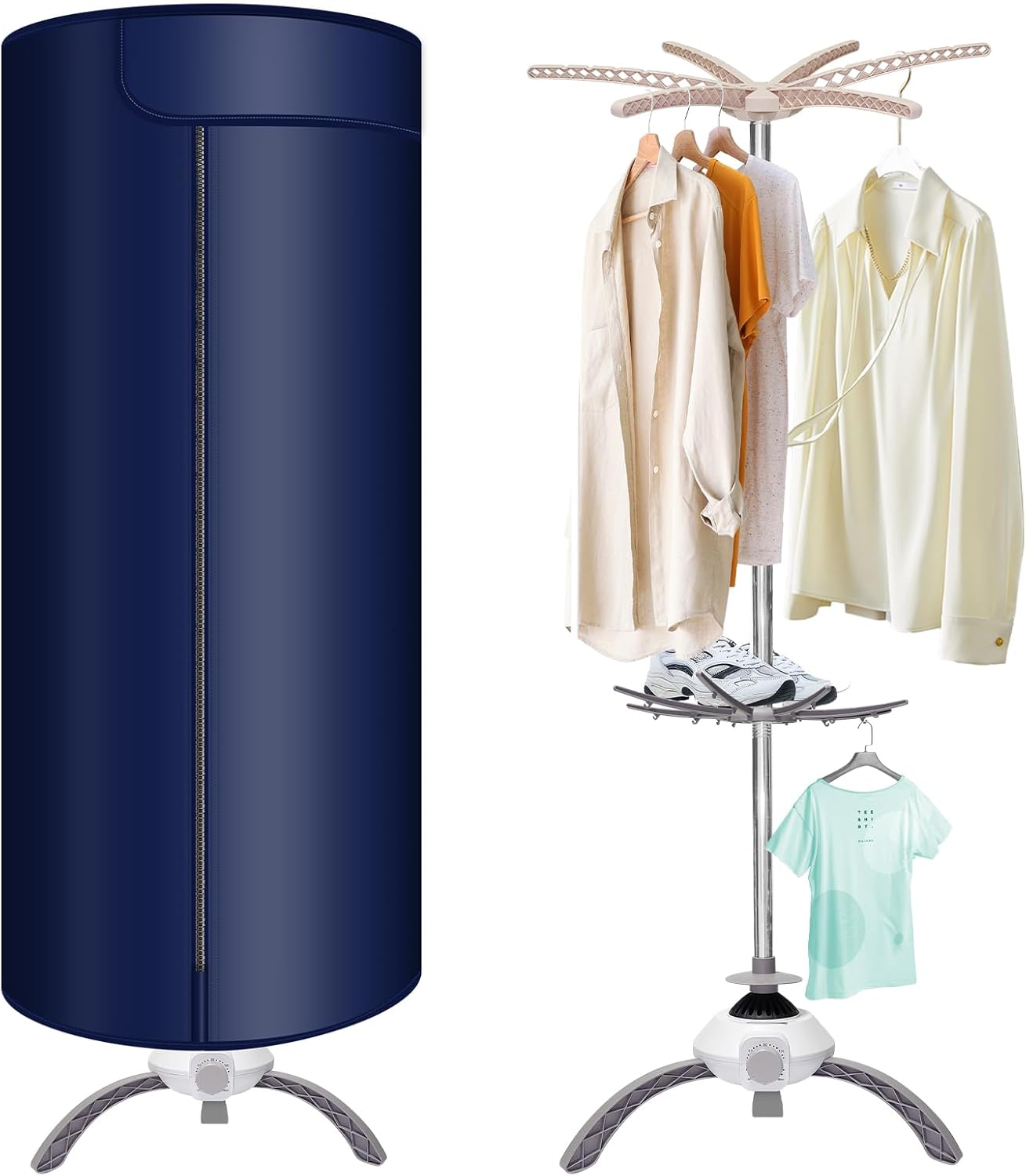 Portable Clothes Dryer - Upgraded Large Capacity for Families