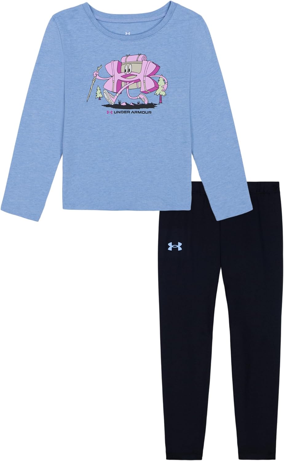 Under Armour Baby-Girls Ua Terrazzo Leopard Heart Set for Comfort