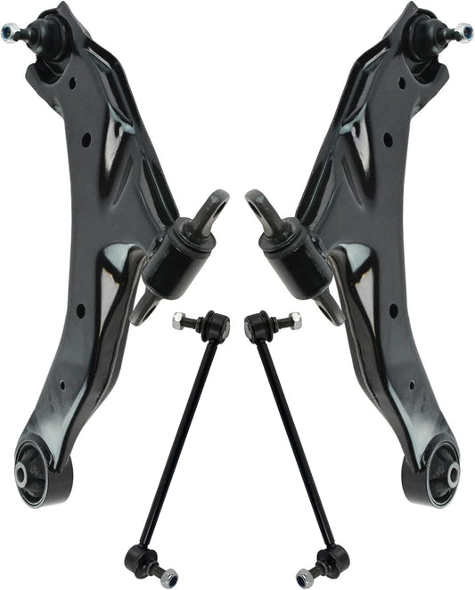TRQ Front Suspension Kit Control Arm for Kia Spectra Vehicles
